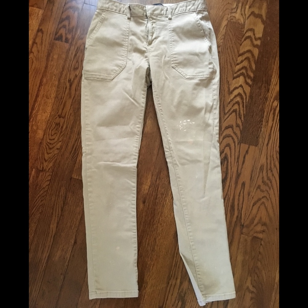 Banana Republic Sloan Denim in Khaki Color